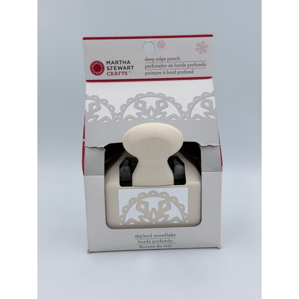Martha Stewart Skyland Snowflake Deep Edge Punch Paper Craft Tool